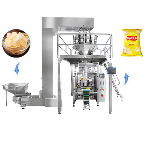 Heißer Verkauf Erweiterte automatische Mehrkopfwaage Snack Food Vffs Verpackungsmaschine mit Metalldetektor